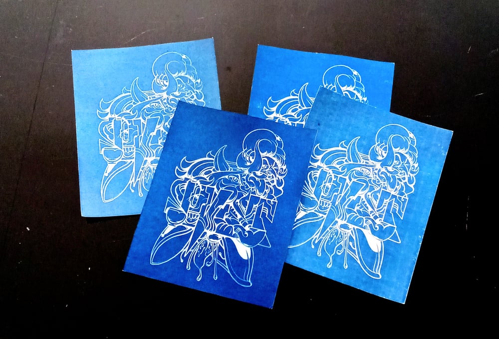 Image of Sunshine Cyanotype Print