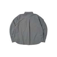 Image 2 of PUSH PUSH Gingham Oversize Shirt Olive Grey