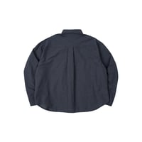 Image 2 of PUSH PUSH Gingham Oversize Shirt Navy