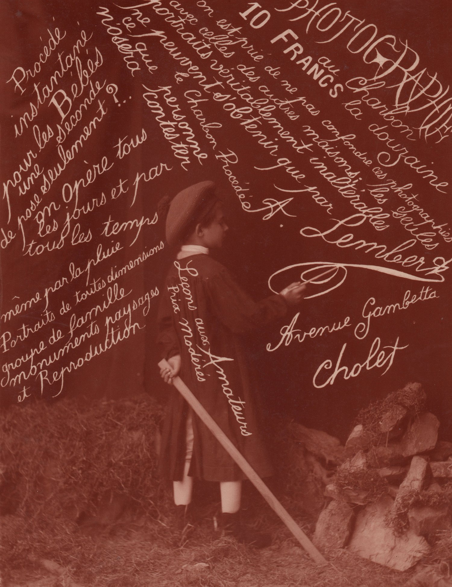 Image of A. Lembert: advertisement for carbon prints, France ca. 1910