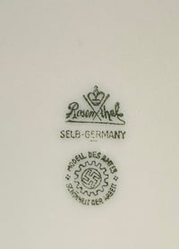 Image 3 of WW2 (Nazi Germany) Deutsche Arbeitsfront (DAF) Mess Hall Side Plate/Saucer (Rosenthal)