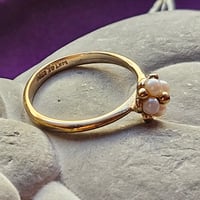 Image 2 of Vintage 14kt GE Ring - Angelic Energy, Spiritual Clarity, Intuition 