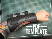 Image 1 of Superhero gauntlet template DIY