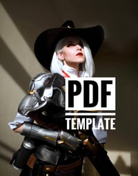 Image 1 of Ashe Overwatch arm template DIY