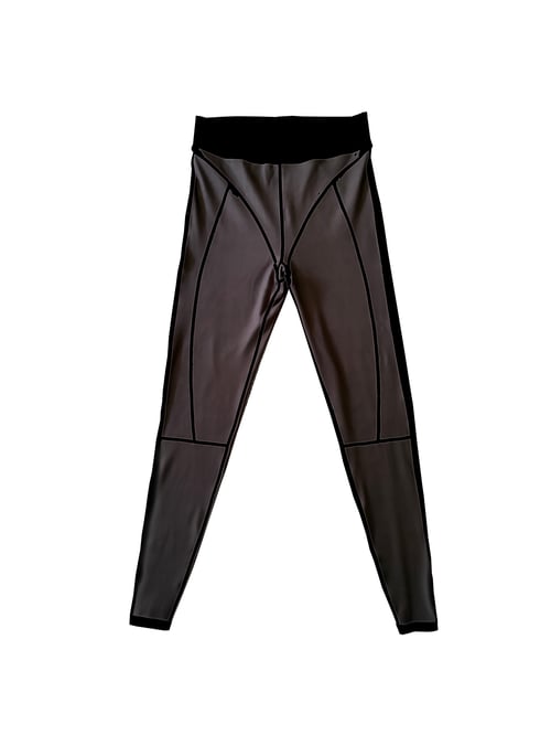 Image of Fede Corritrice Leggings Black/Black