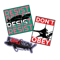 Image 1 of DON'T OBEY stickers