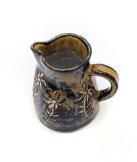 Image 3 of Floral  Marbleized Mocha Pitcher #1