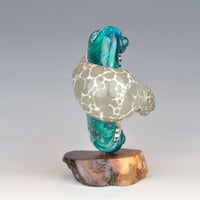 Image 6 of XXXXL. Diving Harbor Seal Glass Sculpture #1 - Flamework Glass Sculpture