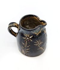 Image 2 of Floral  Marbleized Mocha Pitcher #2