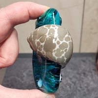 Image 14 of XXXXL. Diving Harbor Seal Glass Sculpture #2 - Flamework Glass Sculpture