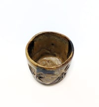 Image 3 of Small Floral  Marbleized Mocha Cup