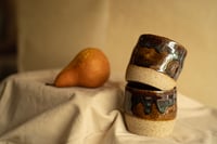 Image 1 of half-glaze indent matkas