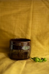 Image 1 of  two-tone chai khullads on red clay