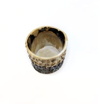 Image 2 of Small Carved Marbleized Mocha Cup #2 