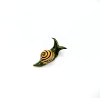 Image 1 of Green & Yellow Small Snail