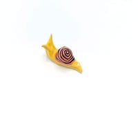 Image 1 of Yellow & Pink Small Snail #1