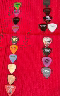 Image 4 of Guitar Picks "Various Artists" 1986-2025 ($10.00 Each)