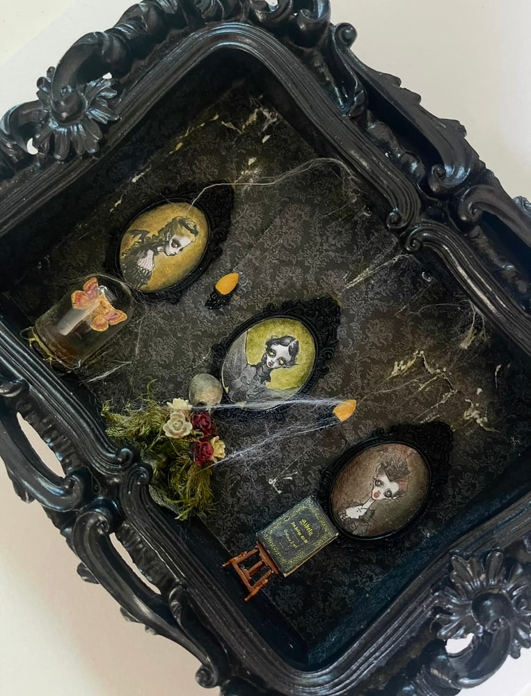 Image of Thornsend Vampires/ portraits edition, mini print shadow box 