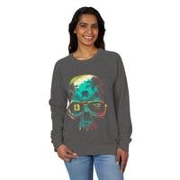 Image 3 of  Retro Tropical Skull Graphic Sweatshirt