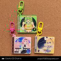 Colorful CD Charms