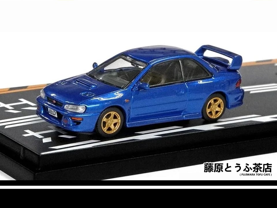 1:64 Toyota AE86 Trueno & Subaru Impreza GC8 Diecast Model Car
