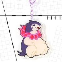 Image 1 of HISU. Typhlosion Keychain