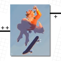 Image 1 of Lycanroc Sk8r Print