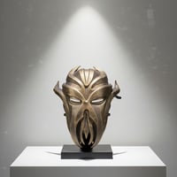 Image 2 of SKYRIM DRAGONBORN MIRAAK MOROKEI KONAHRIK DRAGON PRIEST MASK MIRAAK'S MASK 