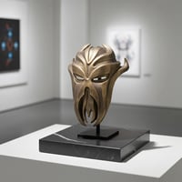 Image 1 of SKYRIM DRAGONBORN MIRAAK MOROKEI KONAHRIK DRAGON PRIEST MASK MIRAAK'S MASK 