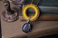 Image 5 of Yellow linen labradorite  necklace