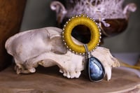 Image 3 of Yellow linen labradorite  necklace