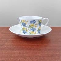 Image 1 of Gustavsberg Juniblom Tea Cup with Saucer