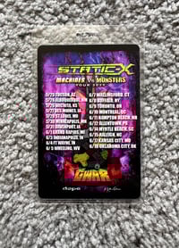 Image 3 of Static-X/GWAR/Dope/A Killer's Confession (Machines Vs. Monsters Tour) Laminate