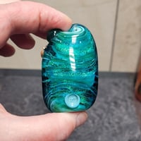 Image 4 of XL. Swimming Nautilus - Flamework Glass Sculpture Bead