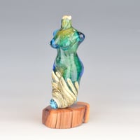 Image 2 of XXL. Birthstone Goddess - Flamework Glass Sculpture Bead 