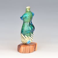 Image 4 of XXL. Birthstone Goddess - Flamework Glass Sculpture Bead 