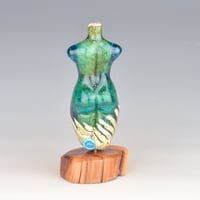 Image 5 of XXL. Birthstone Goddess - Flamework Glass Sculpture Bead 
