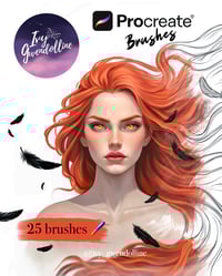 Image 1 of Ivy Gwendolline Procreate Brush Pack 
