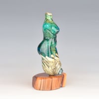 Image 3 of XXXL. Aegean Sea Goddess - Flamework Glass Sculpture Bead