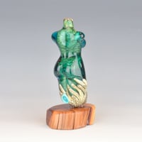 Image 4 of XXXL. Aegean Sea Goddess - Flamework Glass Sculpture Bead