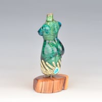 Image 6 of XXXL. Aegean Sea Goddess - Flamework Glass Sculpture Bead