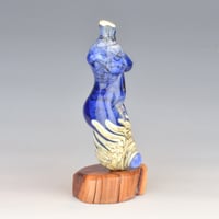 Image 7 of XXL. Mariner Goddess - Flamework Glass Sculpture Bead 