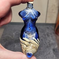 Image 10 of XXL. Mariner Goddess - Flamework Glass Sculpture Bead 