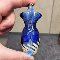 Image 11 of XXL. Mariner Goddess - Flamework Glass Sculpture Bead 