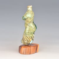 Image 7 of XXL. Curvy Pale Aqua Goddess - Flamework Glass Sculpture
