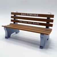 Image 1 of Baltimore "The City that Reads" Mini Bench