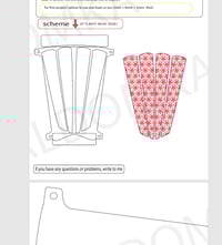Image 4 of Samurai Shin armor PDF template DIY