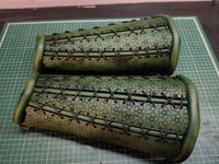 Image 2 of Samurai Shin armor PDF template DIY