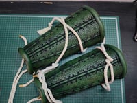 Image 5 of Samurai Shin armor PDF template DIY