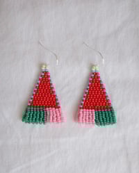 mini double fringe (red)